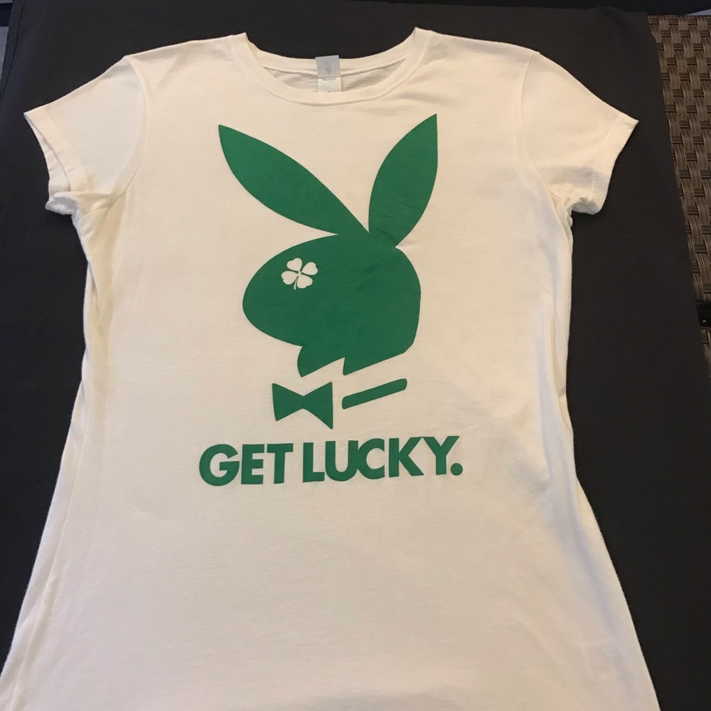 Playboy Women’s Vintage Tee Logo St Patty’s Day